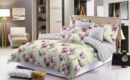 Easy-Care Geometric Microfiber Duvet Set Single