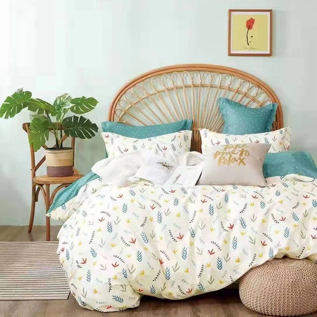 Cottage Chic Ditsy Floral Microfiber Duvet Set Single